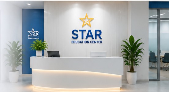 Quầy lễ tân STAR Education Center