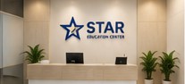 Khu lễ tân STAR Education Center